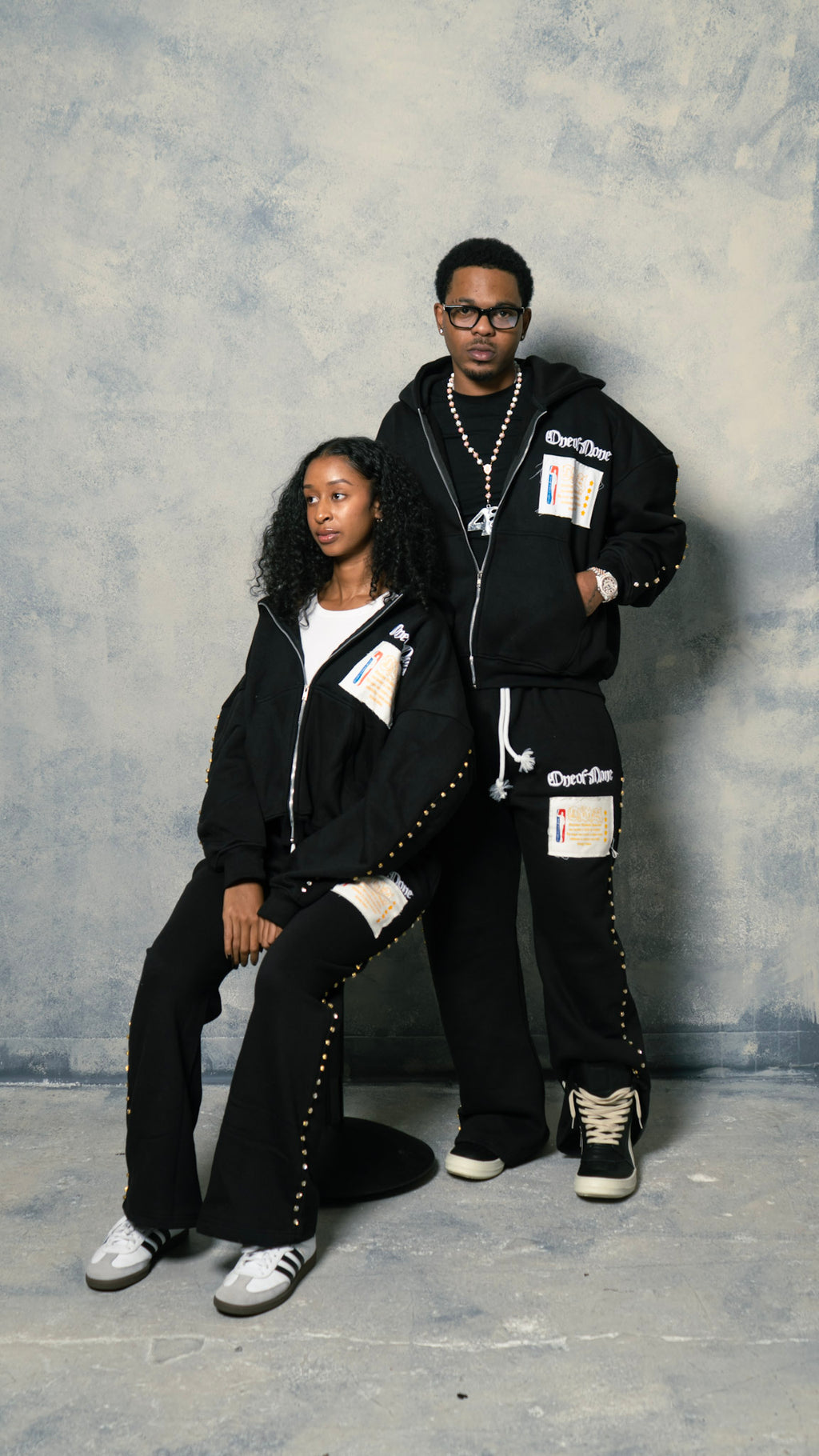 Jet Black Gemstone Set