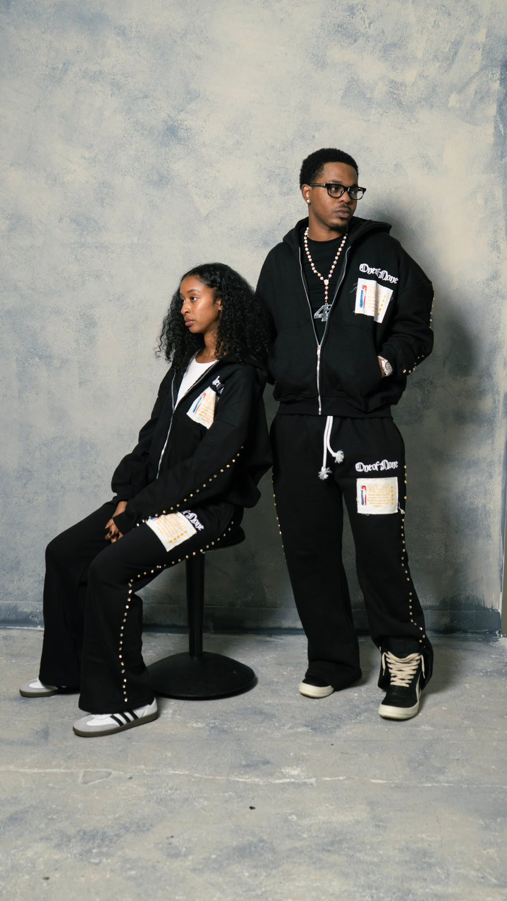 Jet Black Gemstone Set