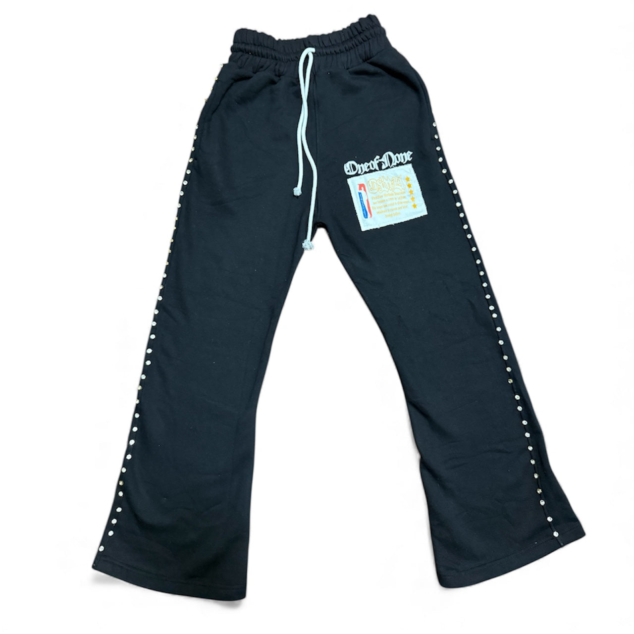 Jet Black Gemstone Sweats