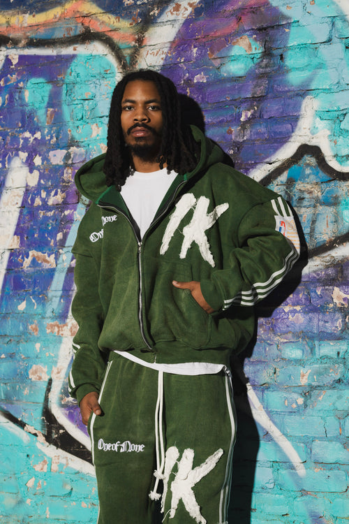 Army Green 1k Track jacket