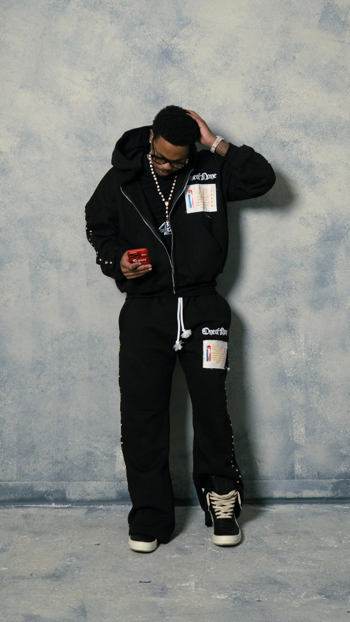 Jet Black Gemstone Set