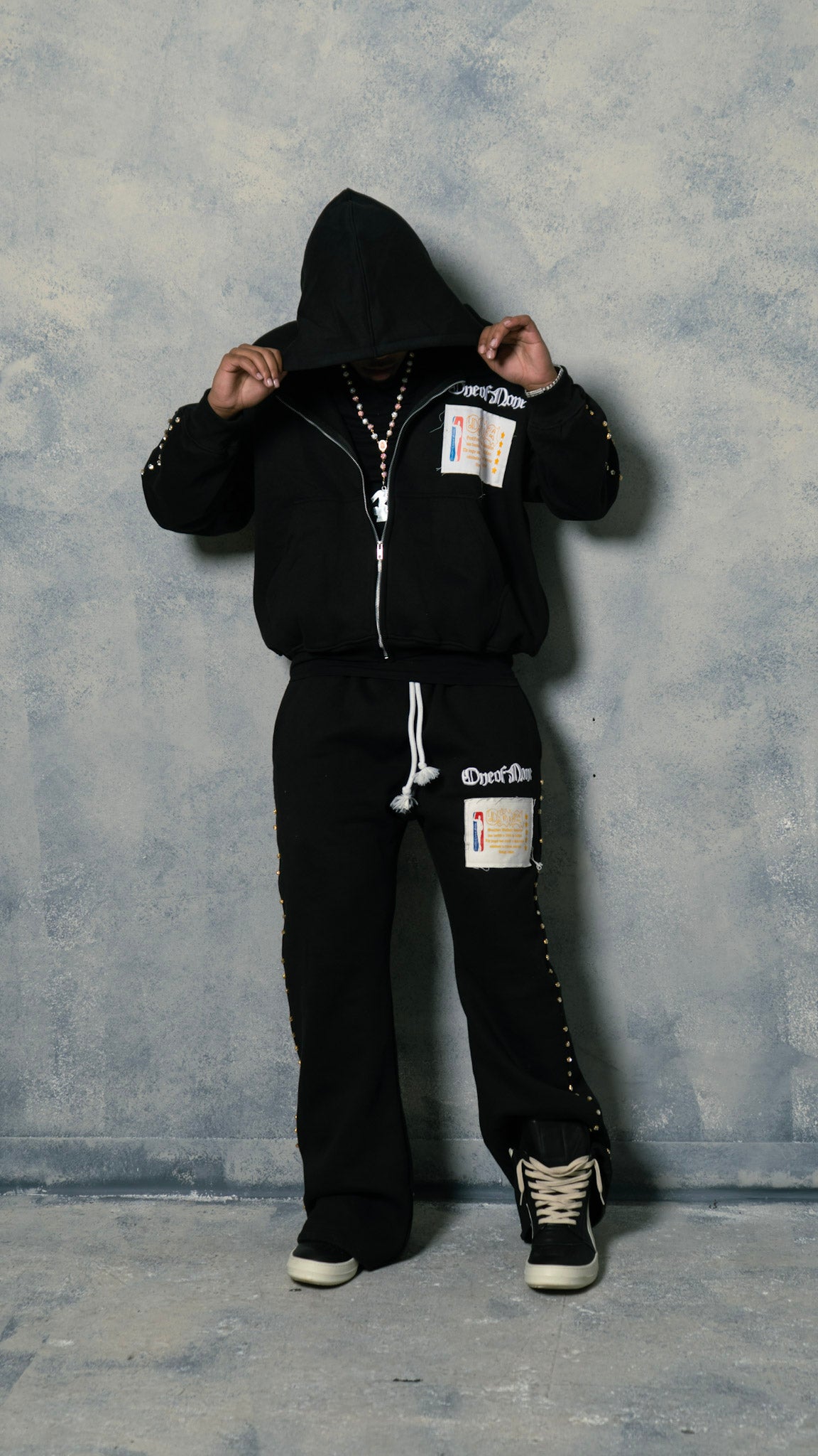 Jet Black Gemstone Jacket