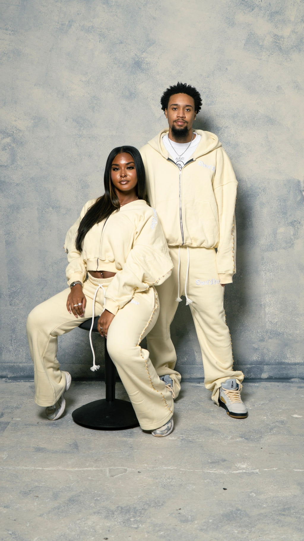 Off White Gemstone Set